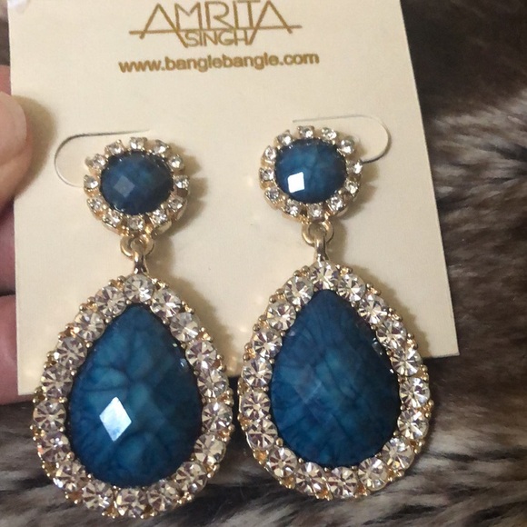 Amrita Singh Jewelry - AMRITA SINGH blue lapis earrings